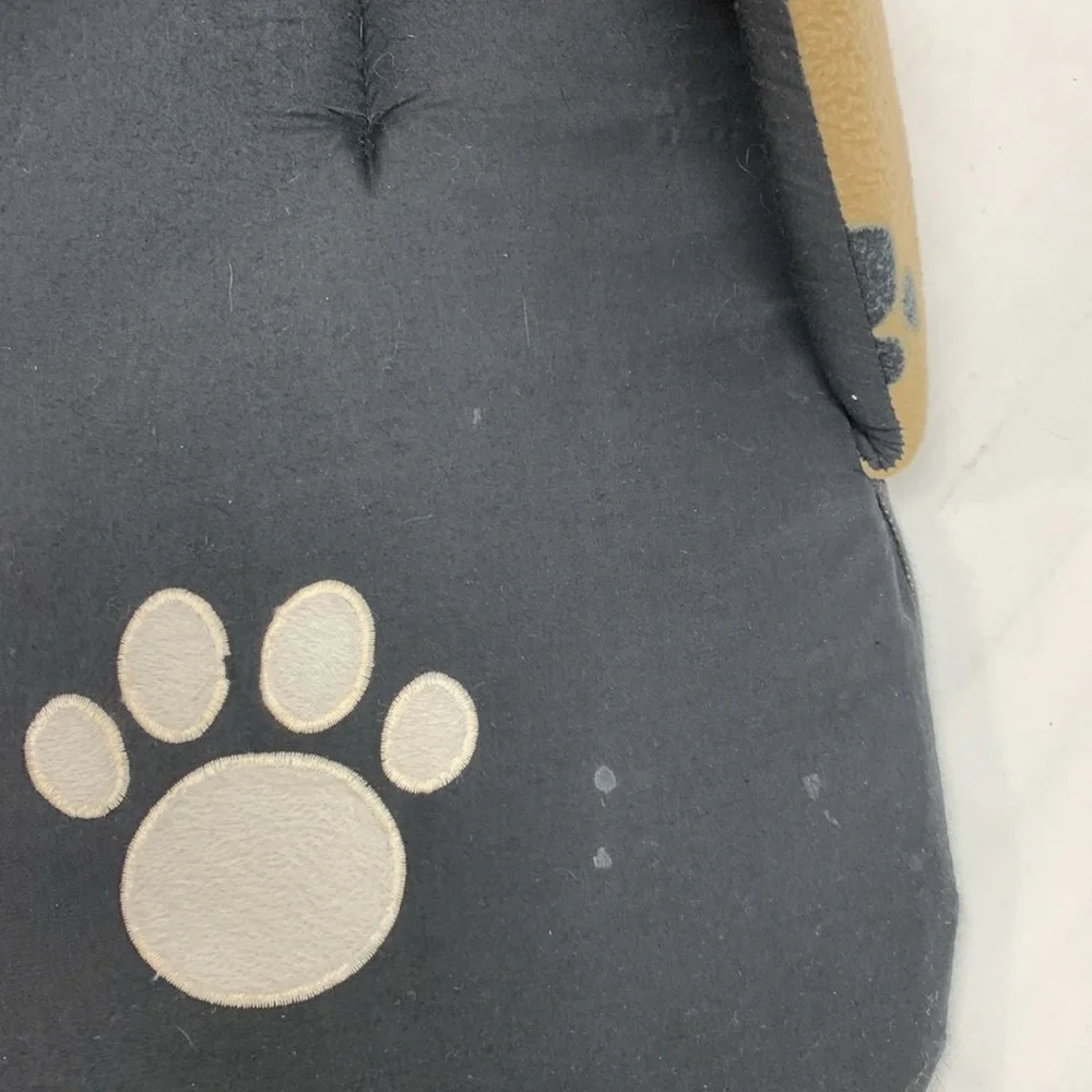 Plush Cat/Dog Cave Pet Bed slipper shoe shaped paw print